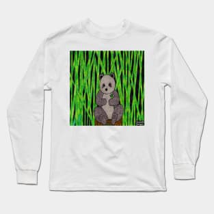 Panda in Bamboo Long Sleeve T-Shirt